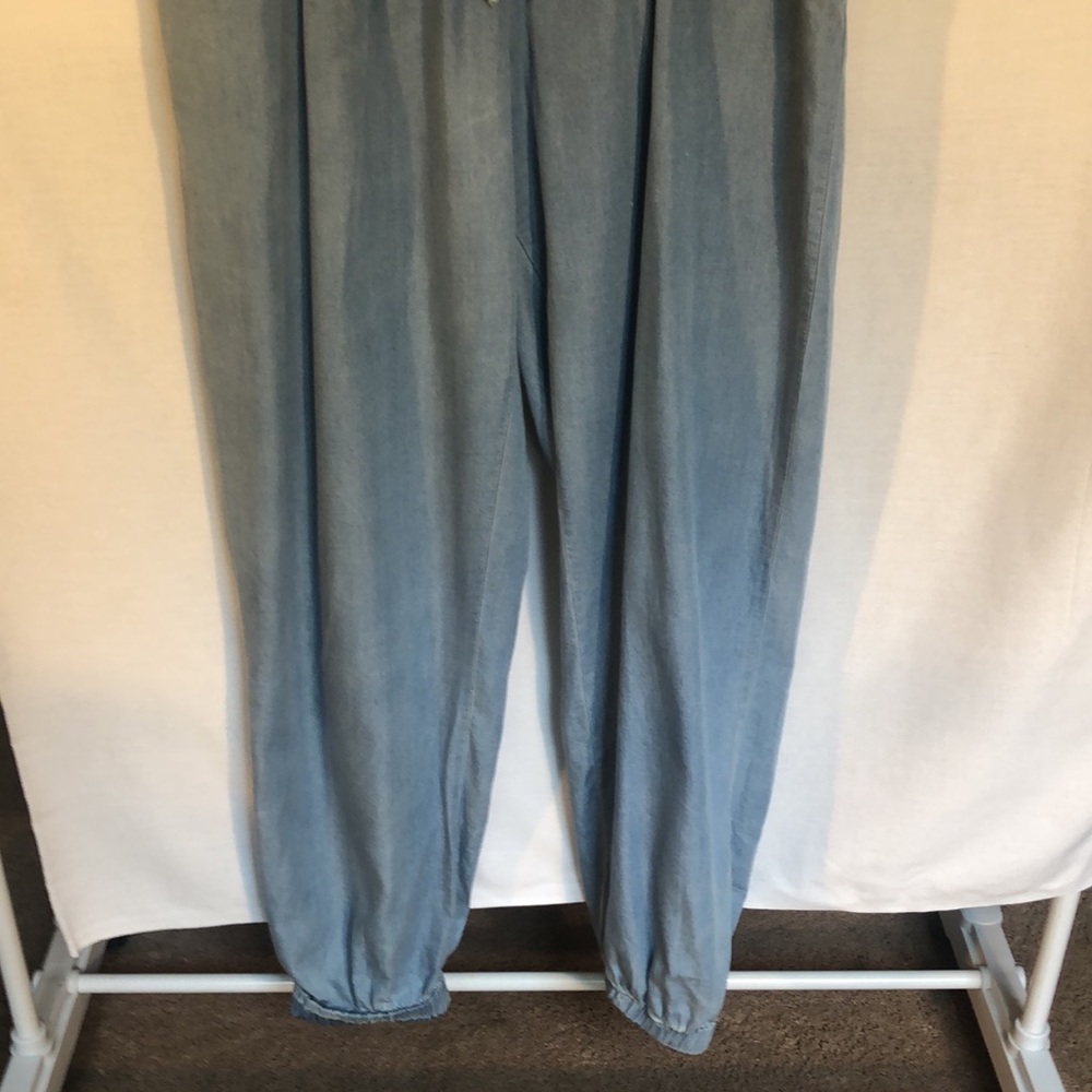 Umgee Denim Chambray Jumpsuit - image 2